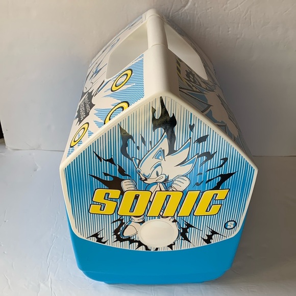 Sonic The Hedgehog 16 Qt Igloo Playmate Elite Cooler Limited Edition NWT - Picture 8 of 10